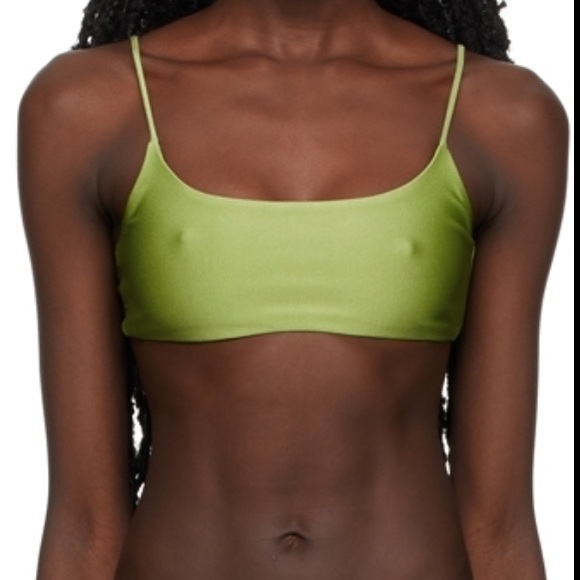 JADE Swim Womens Bandeau Asymmetrical Bikini Swim Top - Picture 11 of 13